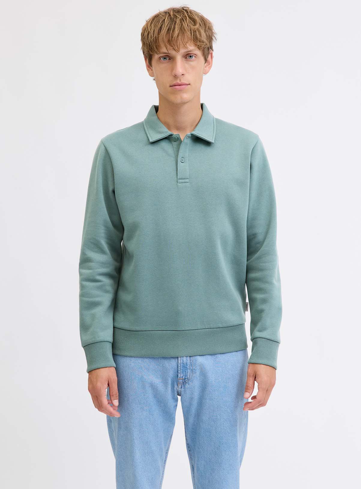 Buy JJ REBEL Tier Sweat Long Sleeved Polo Shirt L | Gifts for him